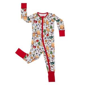 LITTLE SLEEPIES Holiday Treats Christmas zippy pajamas